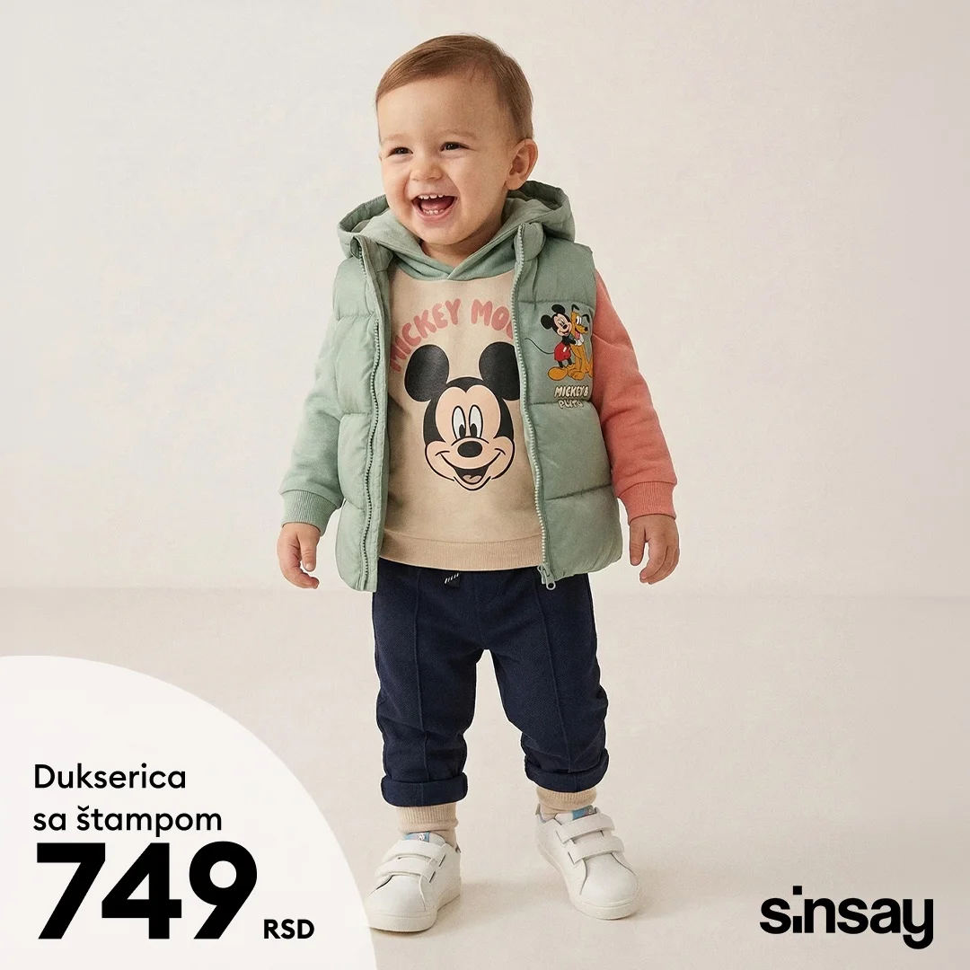 Sinsay ODEĆA ZA BEBE mart 2026.
