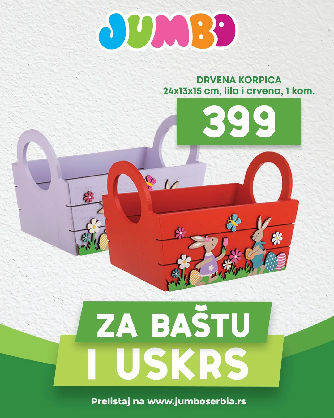 Jumbo akcija BAŠTA I USKRS - sniženje do 11.4.2026.