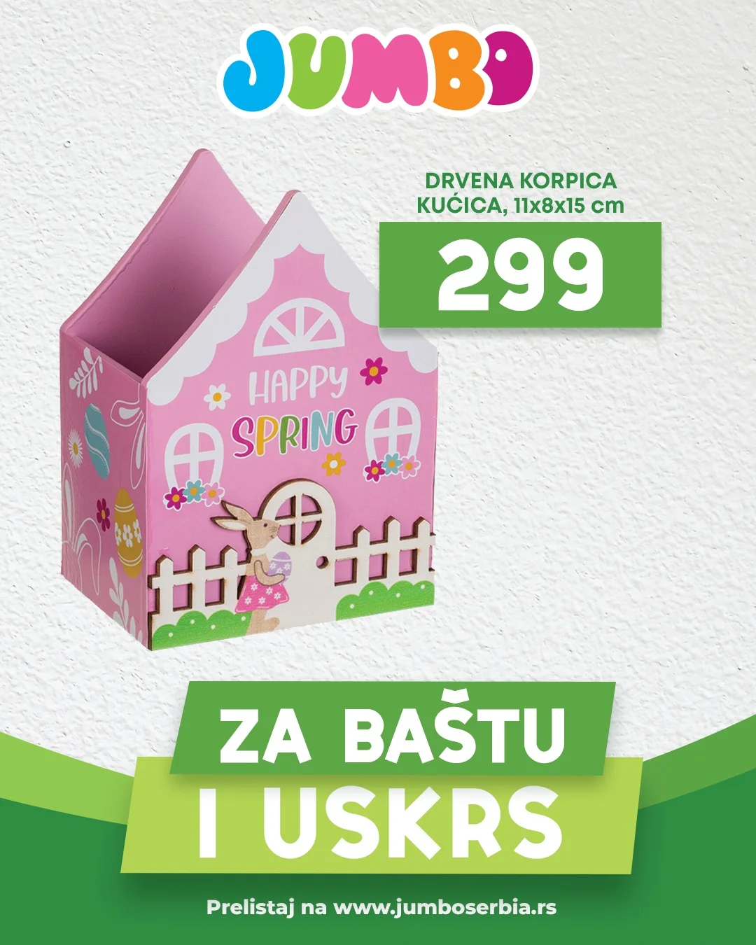 Jumbo akcija BAŠTA I USKRS - sniženje do 11.4.2026.