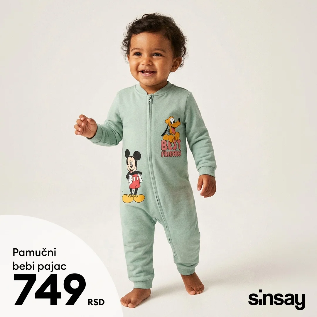 Sinsay ODEĆA ZA BEBE mart 2026.