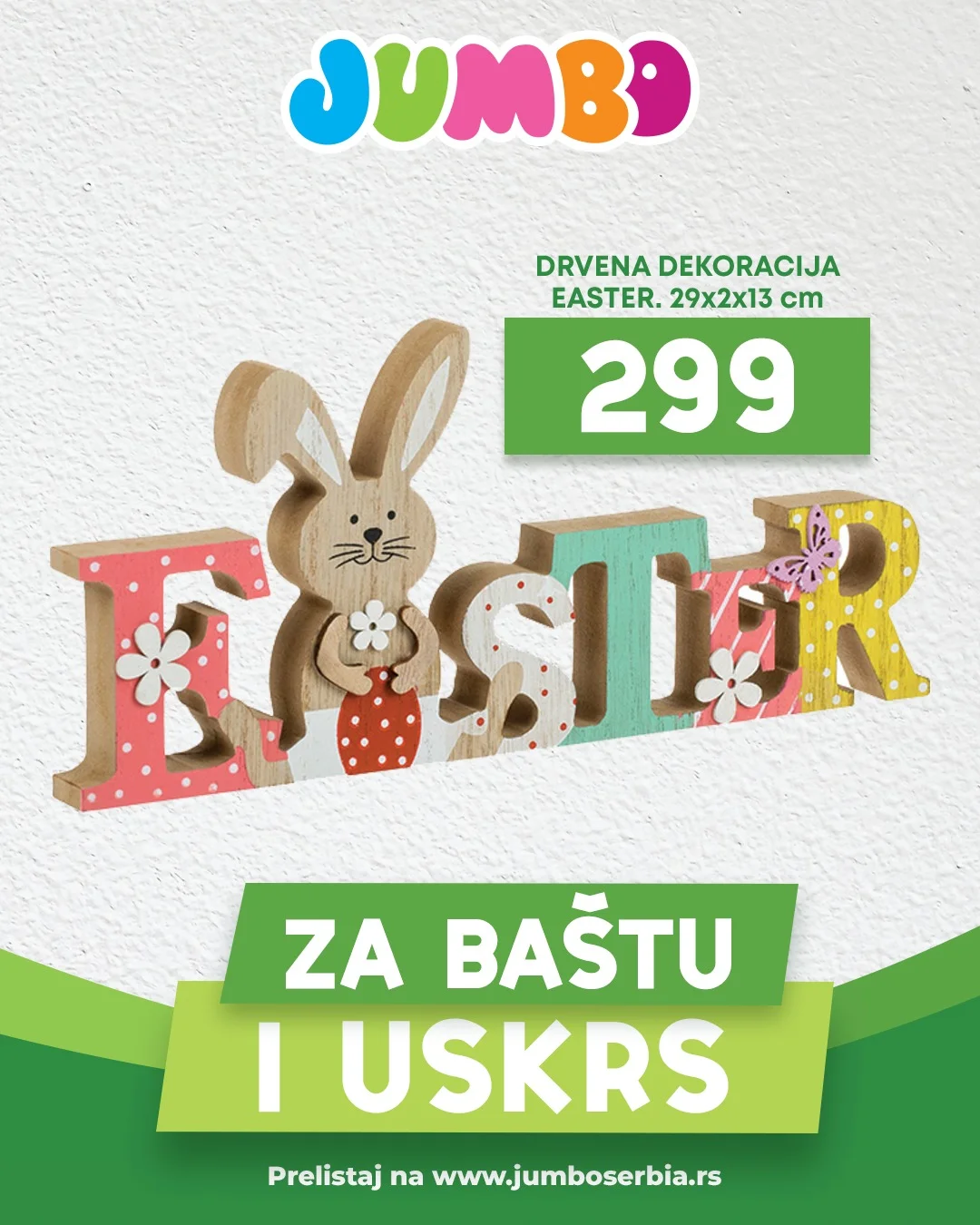Jumbo akcija USKRŠNJE DEKORACIJE - sniženje do 11.4.2026.