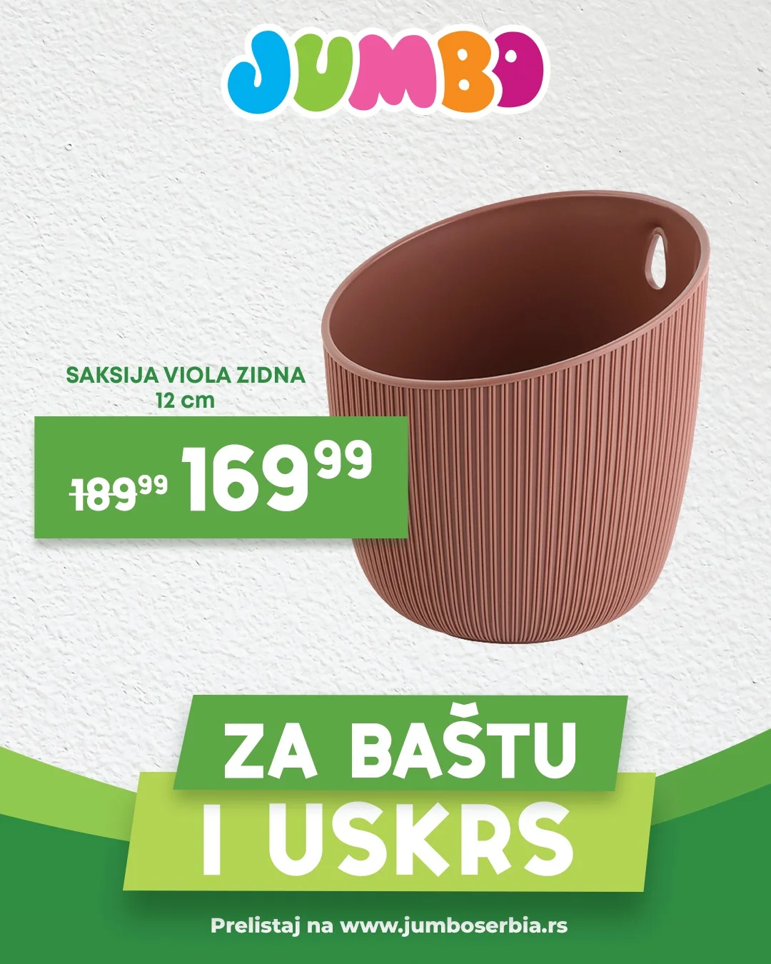 Jumbo akcija BAŠTA I USKRS - sniženje do 11.4.2026.
