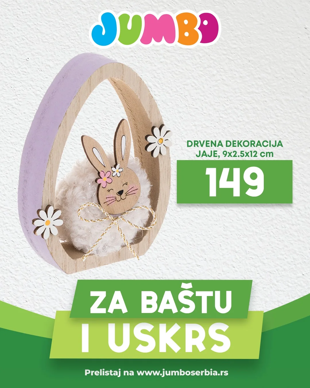 Jumbo akcija USKRŠNJE DEKORACIJE - sniženje do 11.4.2026.