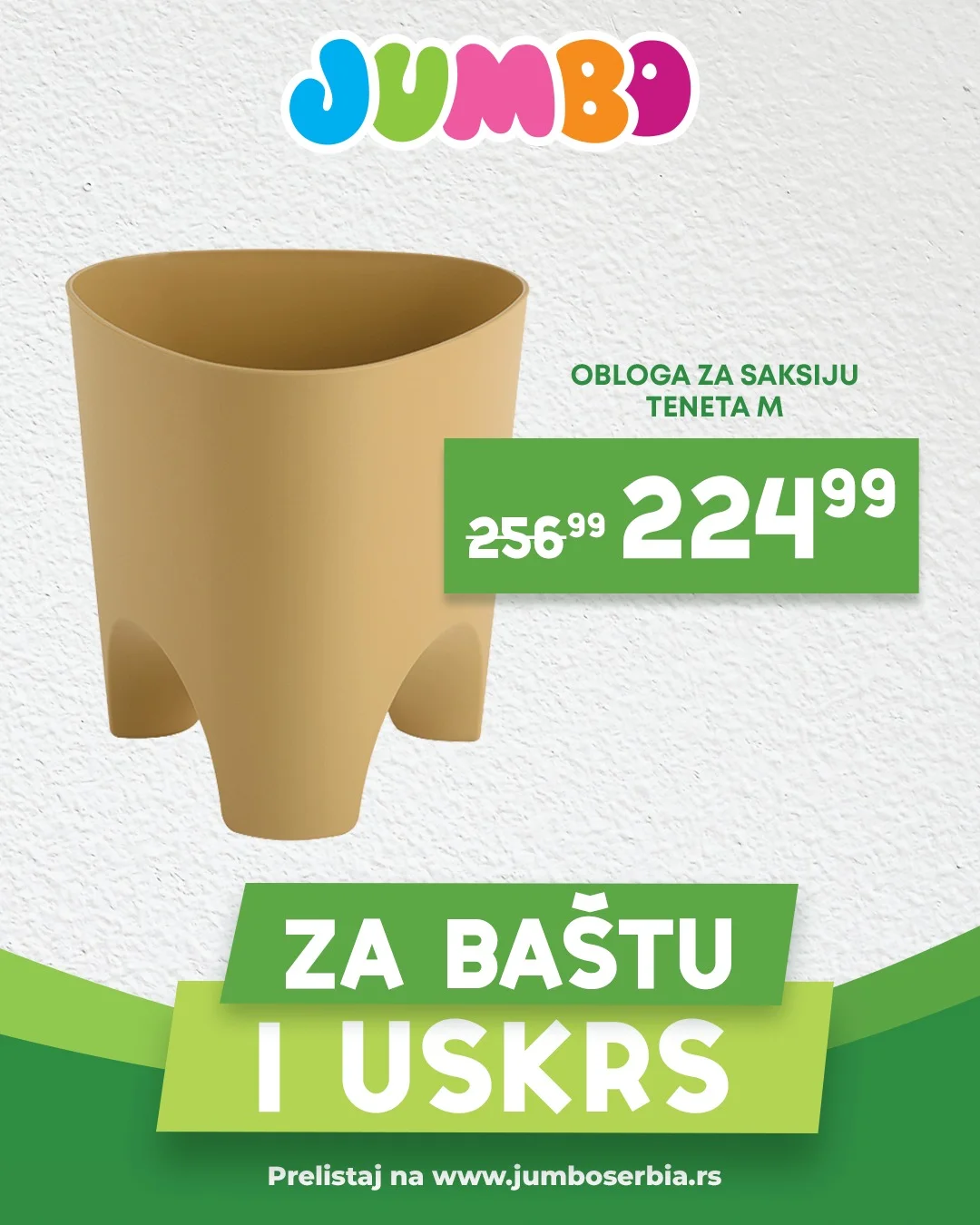 Jumbo akcija BAŠTA I USKRS - sniženje do 11.4.2026.