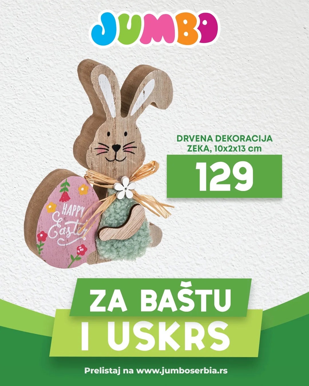 Jumbo akcija USKRŠNJE DEKORACIJE - sniženje do 11.4.2026.