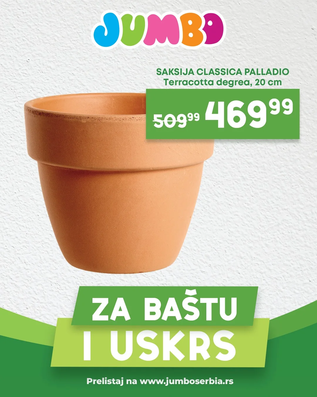 Jumbo akcija BAŠTA I USKRS - sniženje do 11.4.2026.