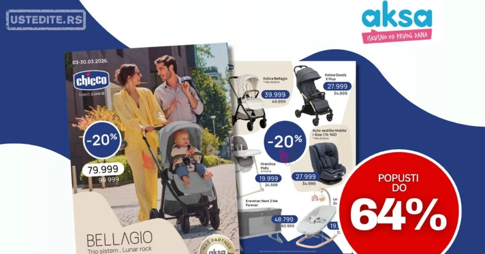 Aksa katalog MESEC BRENDOVA 3-30.3.2026.