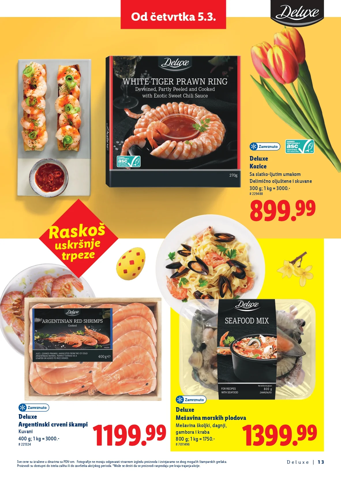 Lidl katalog USKRS DELUXE 5.3.2026. do isteka zaliha