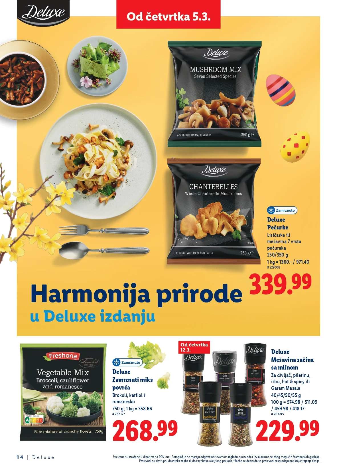 Lidl katalog USKRS DELUXE 5.3.2026. do isteka zaliha