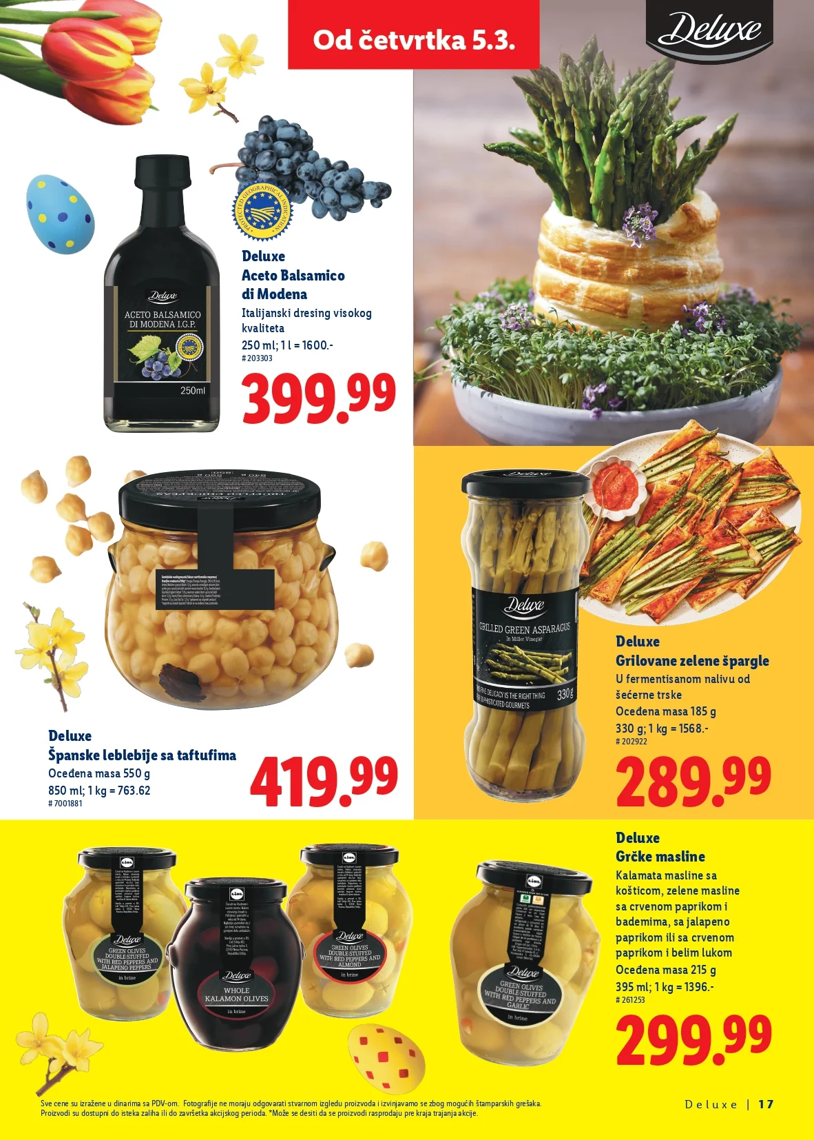 Lidl katalog USKRS DELUXE 5.3.2026. do isteka zaliha