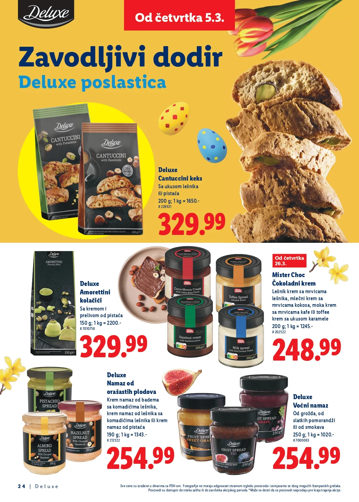 Lidl katalog USKRS DELUXE 5.3.2026. do isteka zaliha
