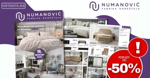Numanović nameštaj katalog 4-31.3.2026.