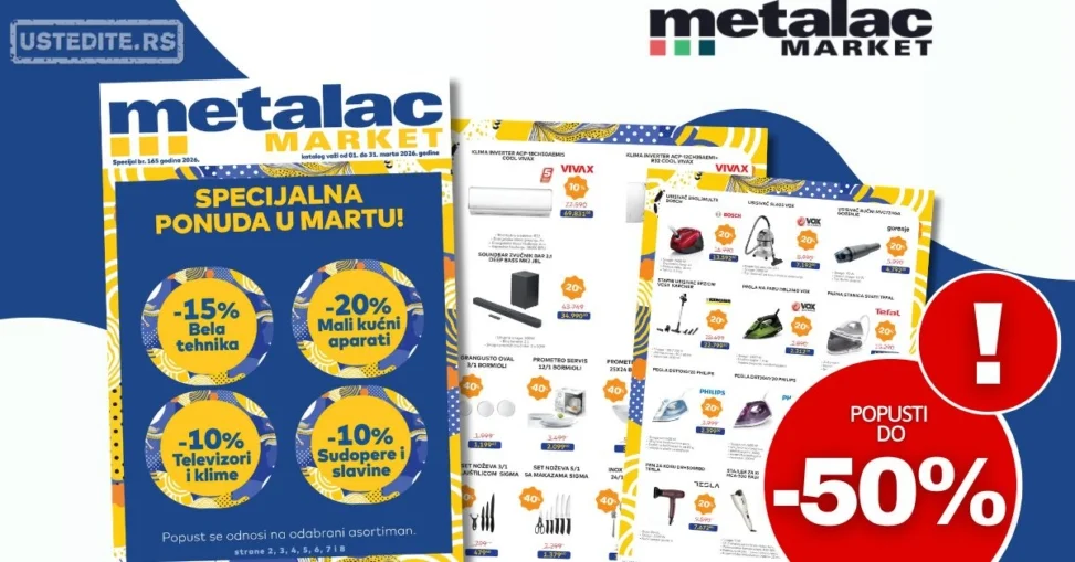Metalac market katalog 1-31.3.2026.