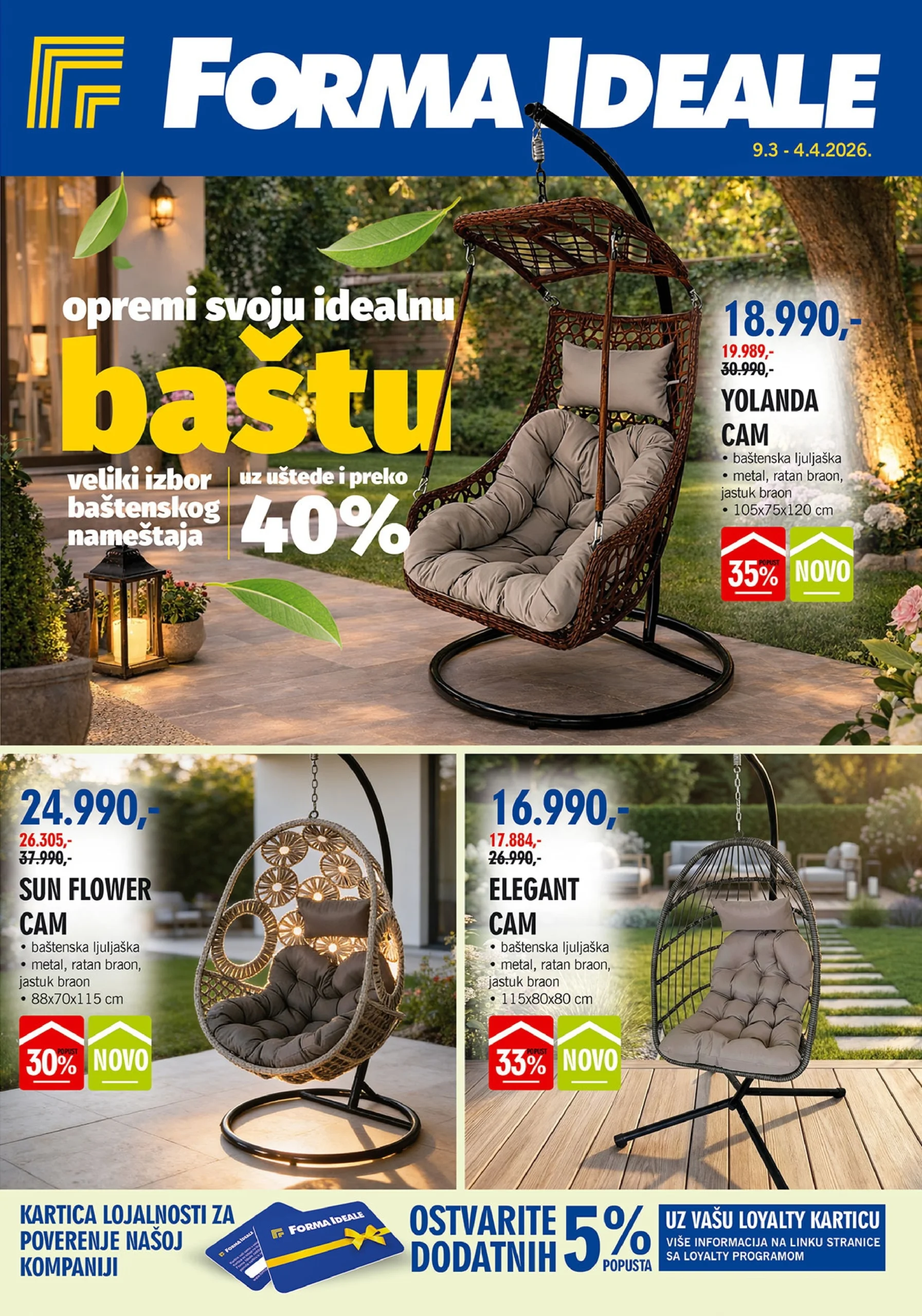 Forma Ideale katalog SVE ZA BAŠTU 9.3-4.4.2026.