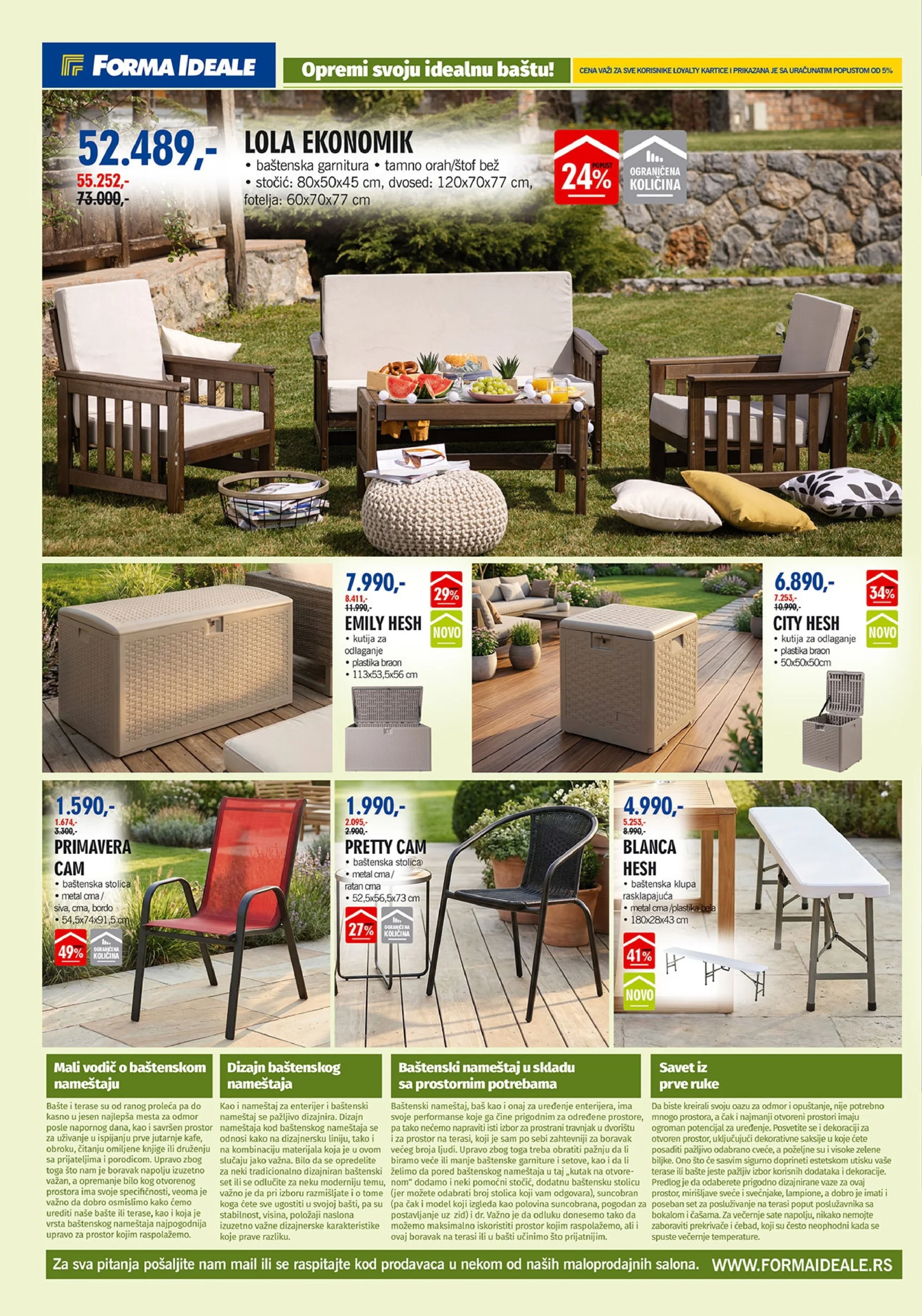 Forma Ideale katalog SVE ZA BAŠTU 9.3-4.4.2026.