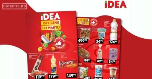 Idea katalog ISTE CENE mart 2026.