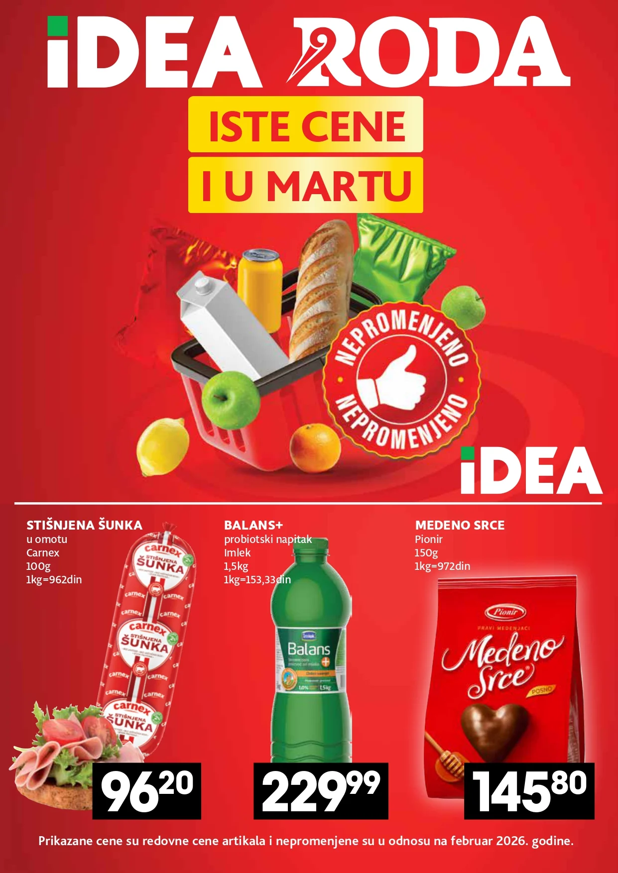 Roda & Idea katalog ISTE CENE 19-25.3.2026.