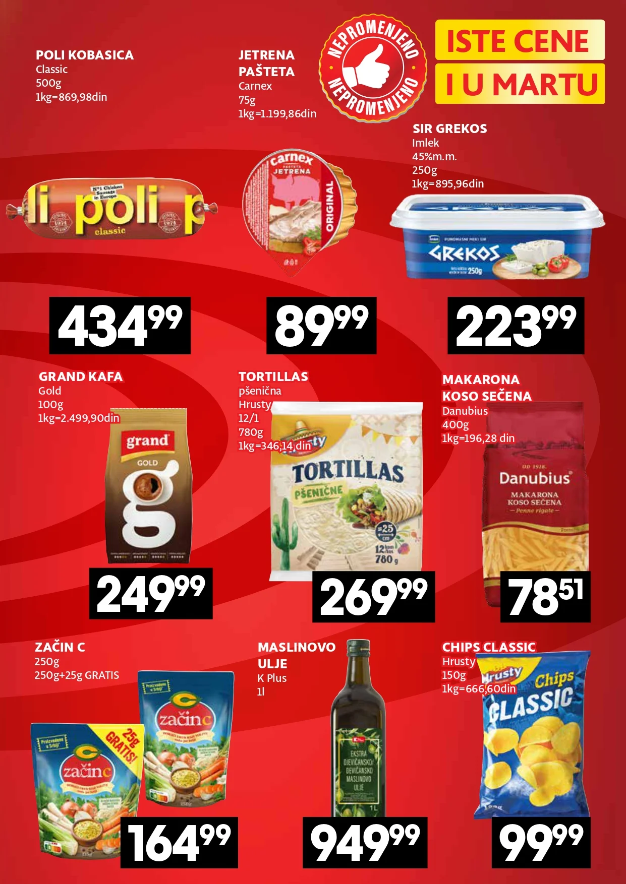 Roda katalog ISTE CENE mart 2026.