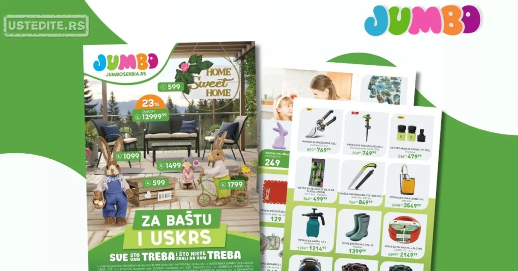 Jumbo katalog SVE ZA BAŠTU I USKRS 13.3-11.4.2026.