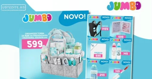 Jumbo akcija OPREMA ZA BEBE mart 2026.
