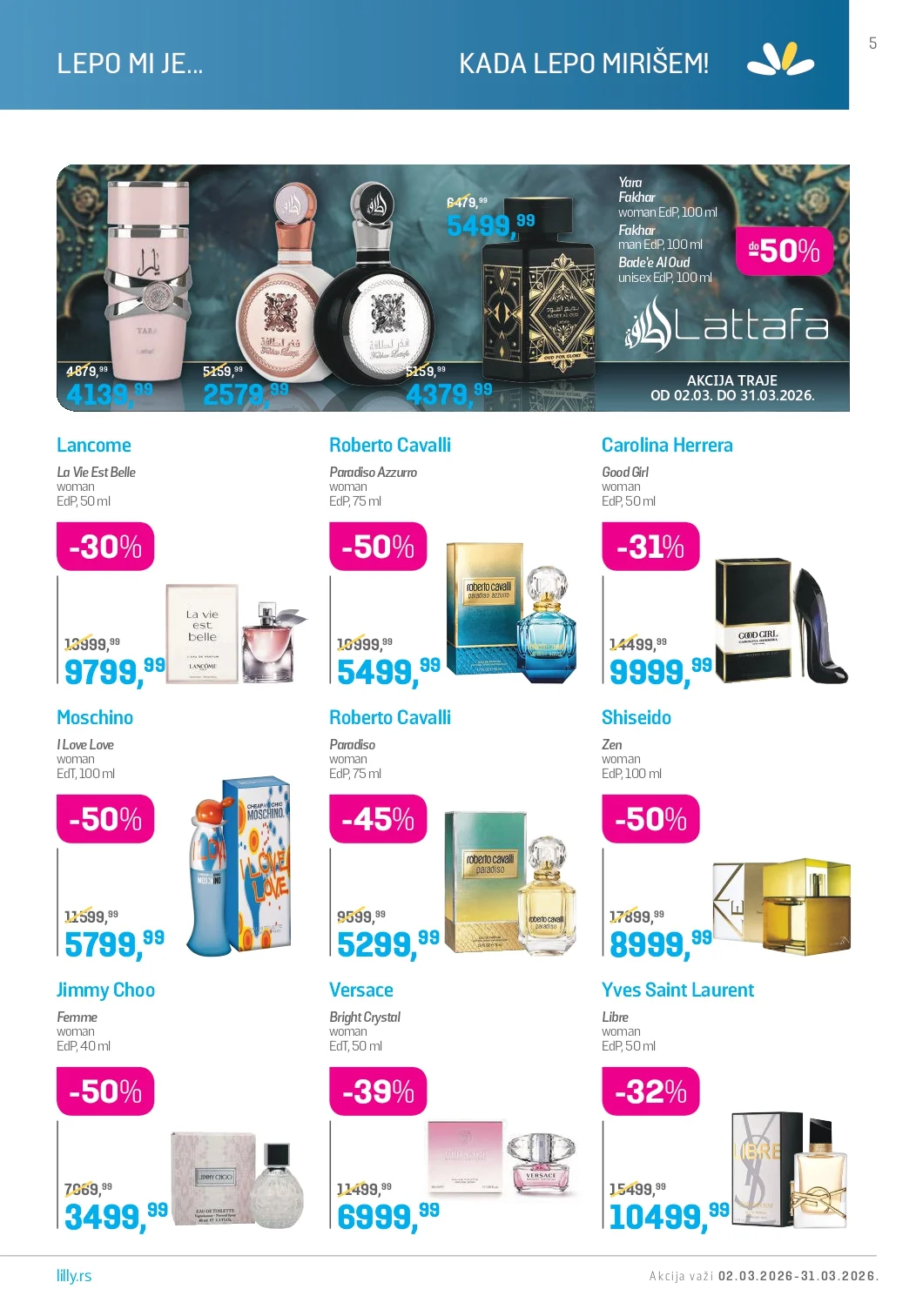 Lilly katalog MART 2026.