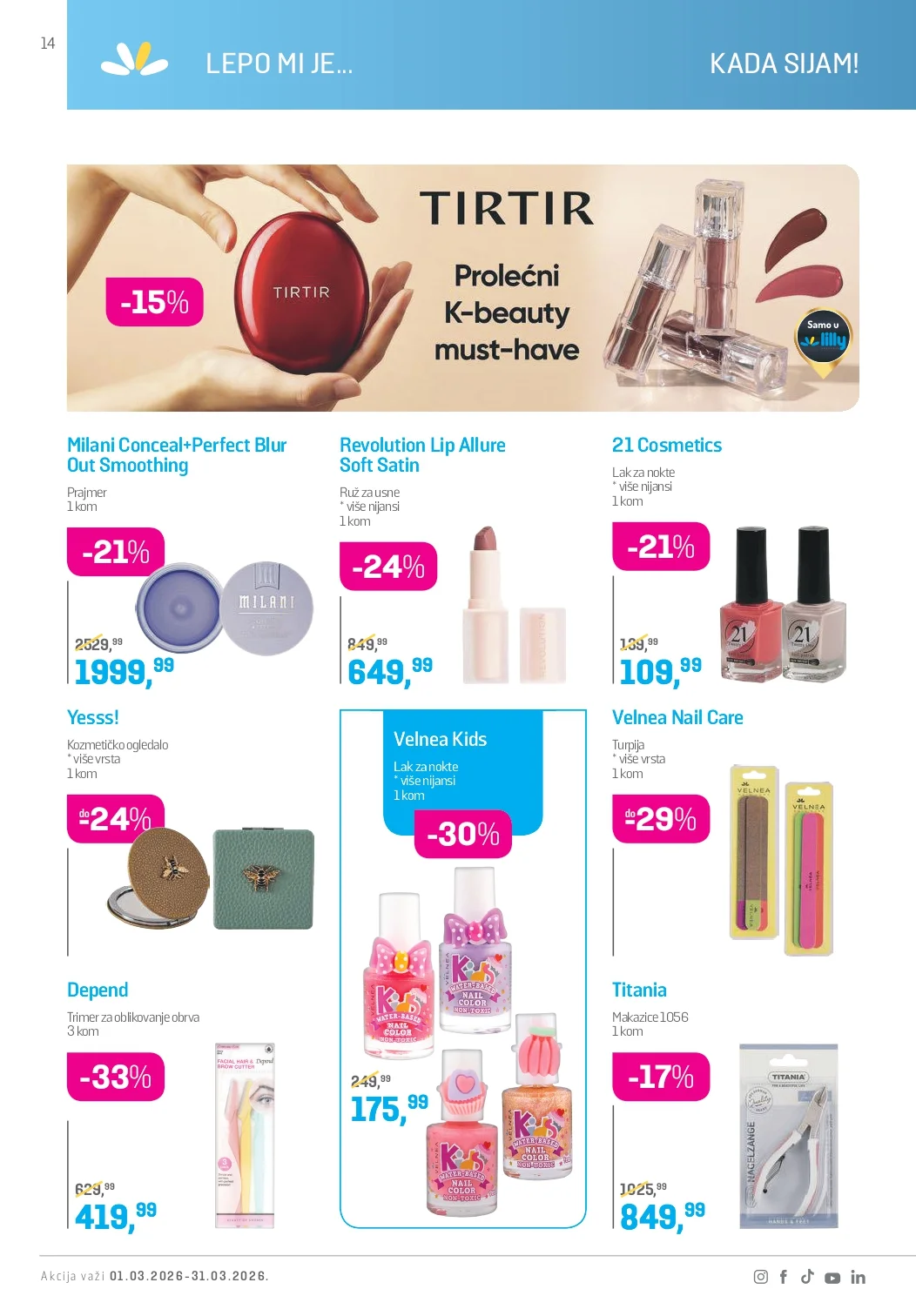 Lilly katalog MART 2026.