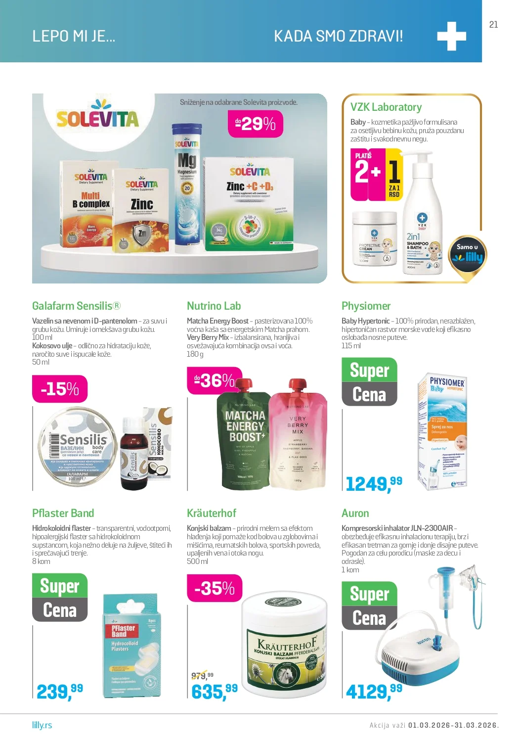 Lilly katalog MART 2026.