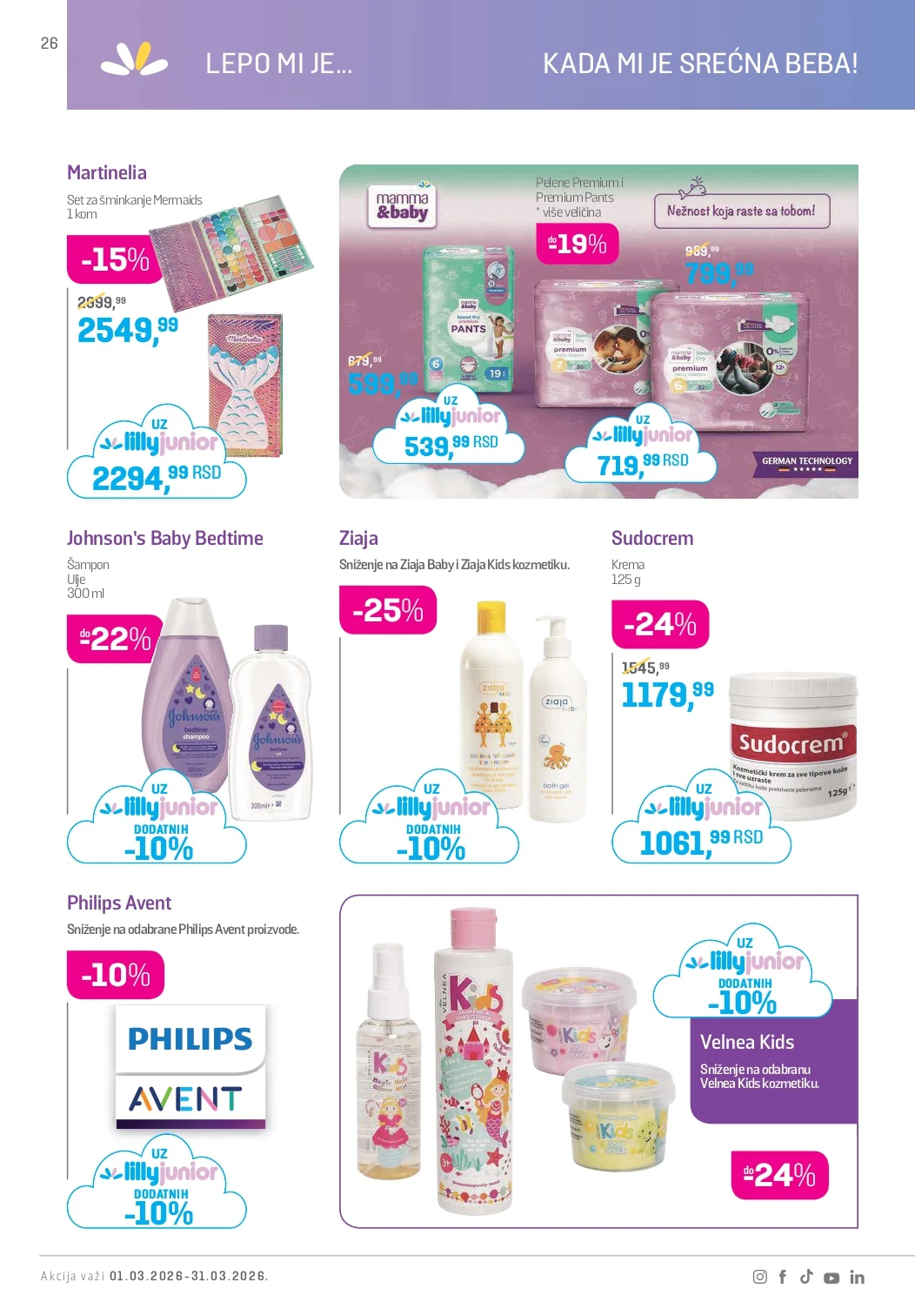 Lilly katalog MART 2026.