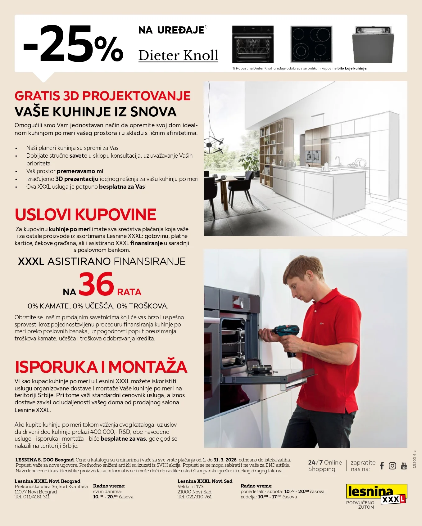 Lesnina XXXL katalog MART 2026.