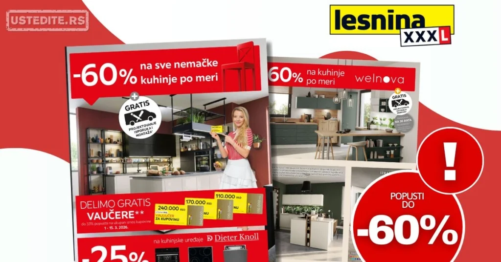 Lesnina XXXL katalog MART 2026.