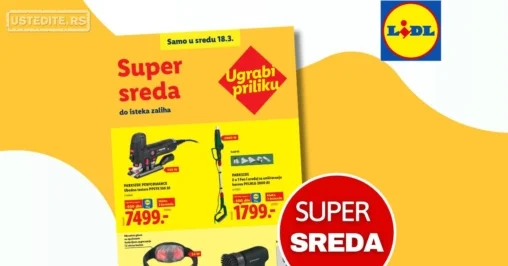 Lidl CENA DANA - SUPER SREDA 18.3.2026.