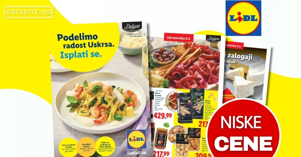 Lidl katalog USKRS DELUXE 5.3.2026. do isteka zaliha