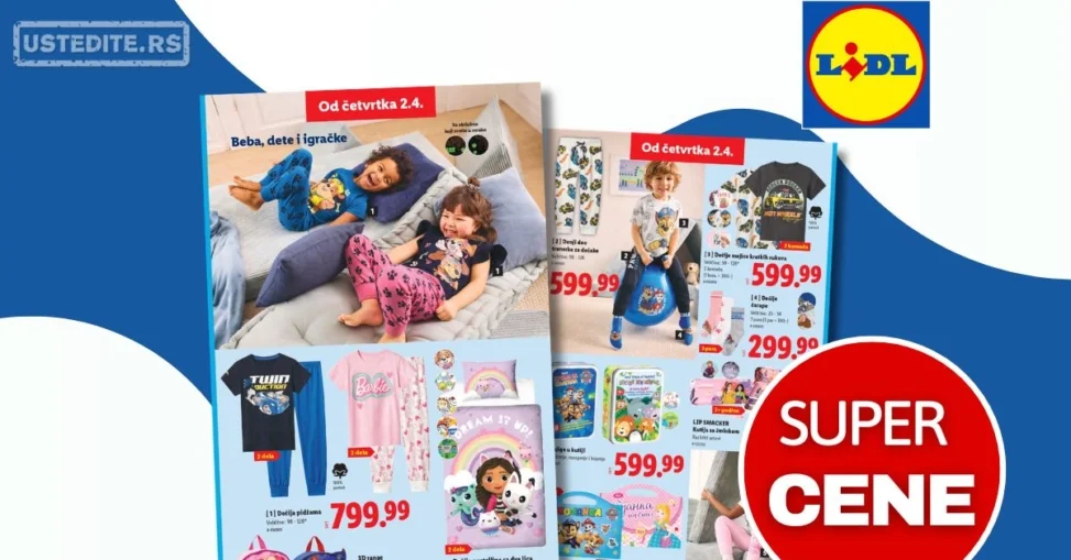 Lidl katalog SVE ZA DECU 2-8.4.2026.