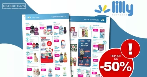 Lilly AKCIJA - SVE ZA ČISTU KUĆU 1-31.3.2026.