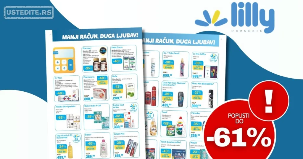 Lilly MANJI RAČUN/DUGA LJUBAV 1-31.3.2026.