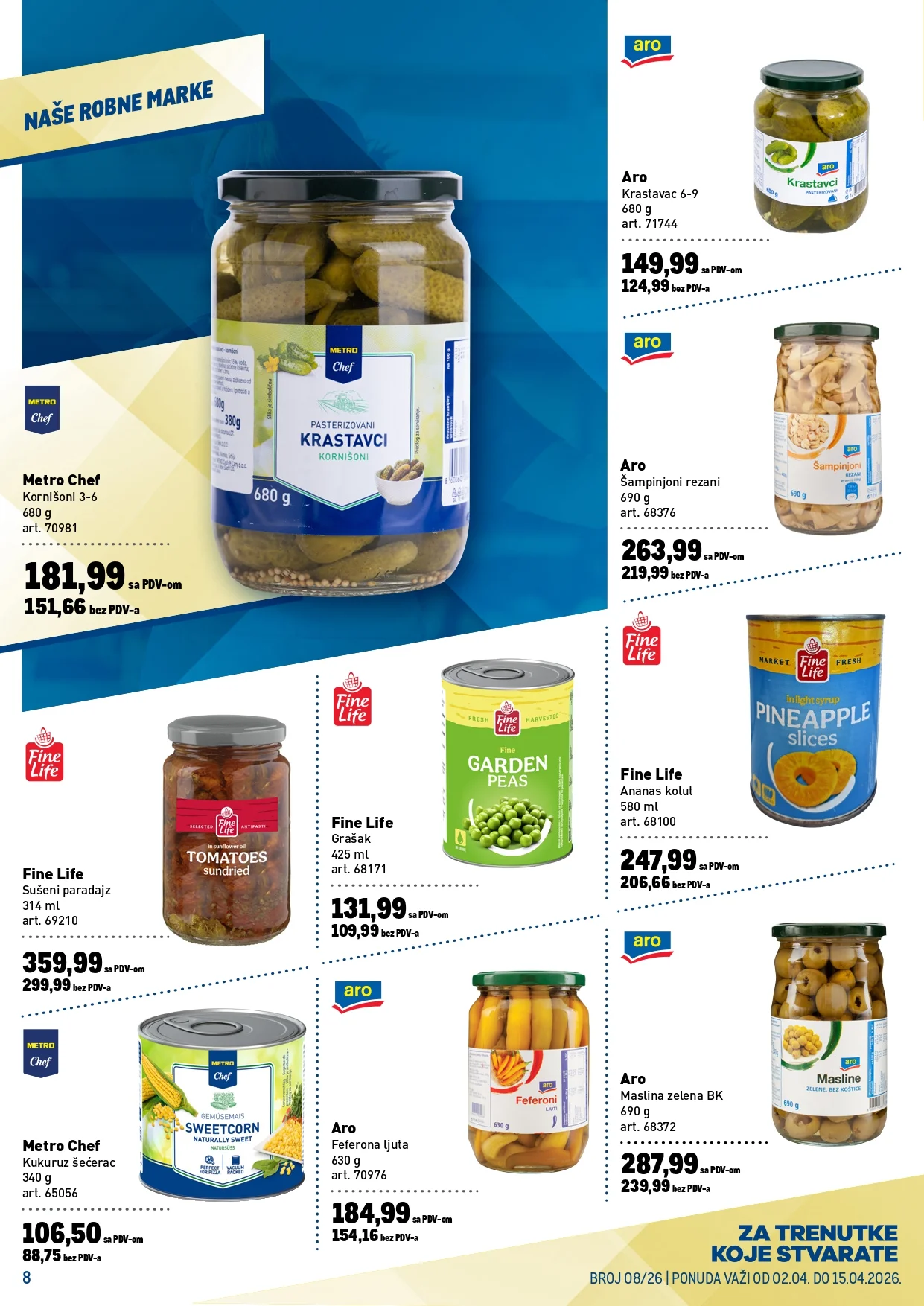 Metro katalog PREHRANA/NEPREHRANA 2-15.4.2026.