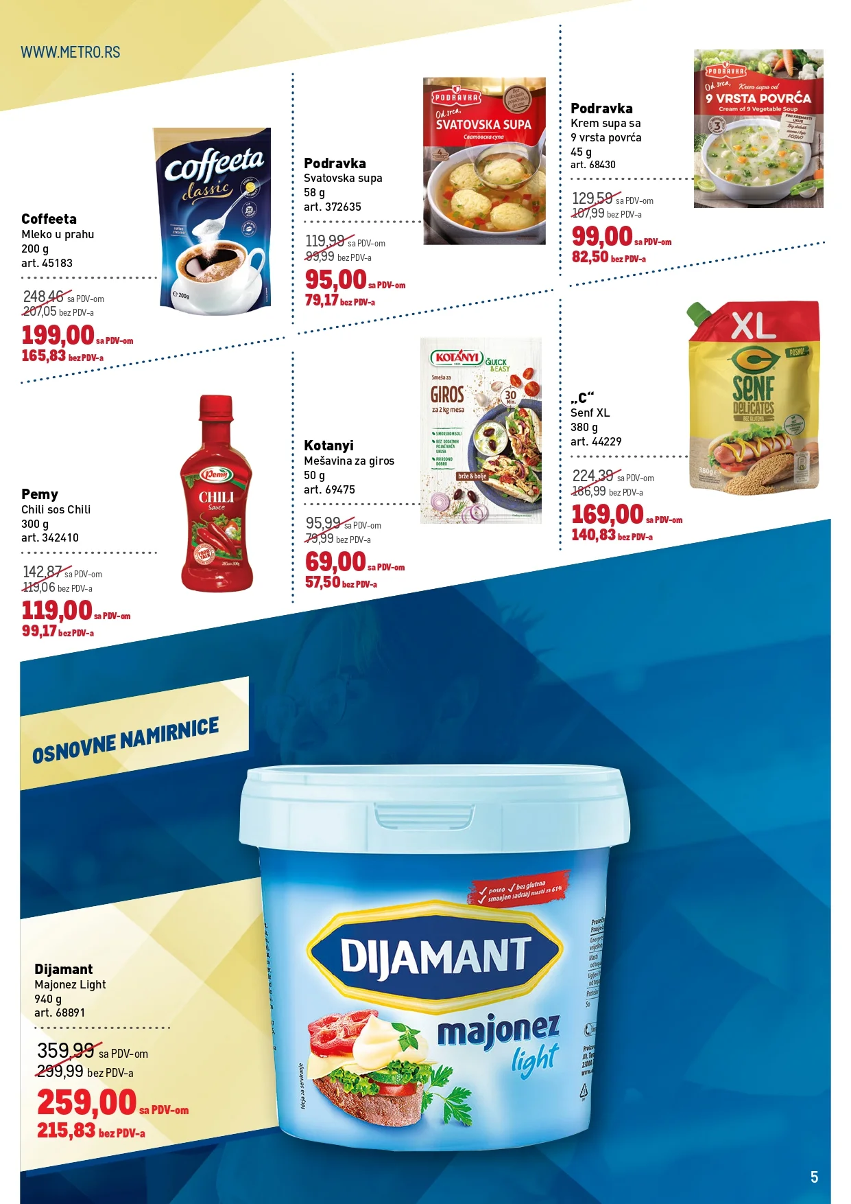 Metro katalog PREHRANA/NEPREHRANA 5-18.3.2026.