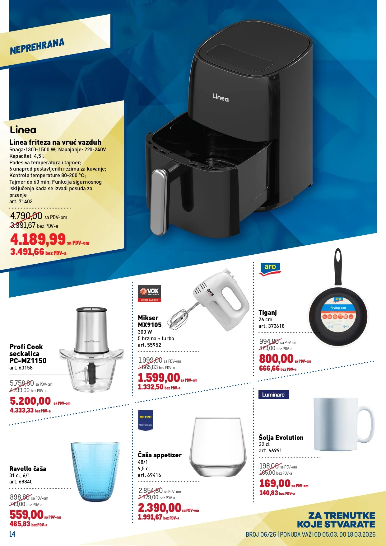 Metro katalog PREHRANA/NEPREHRANA 5-18.3.2026.