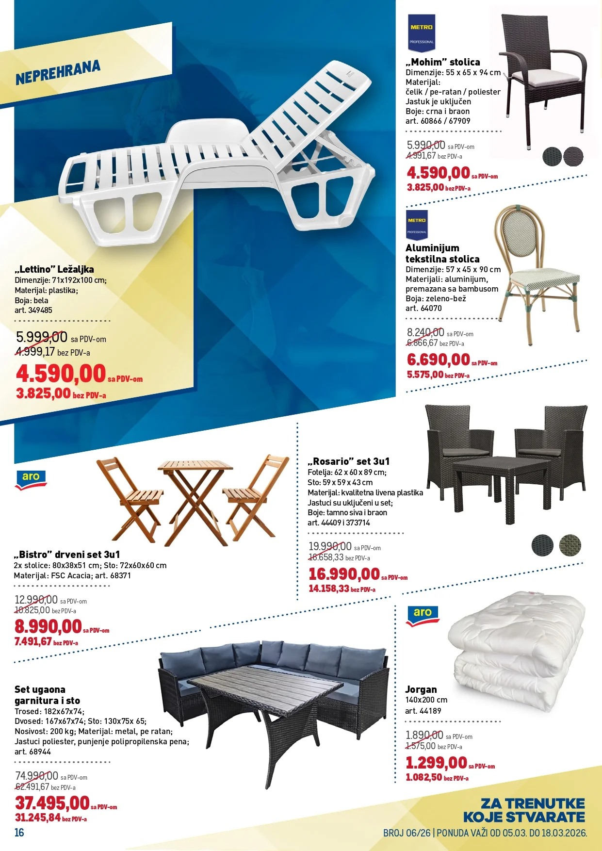 Metro katalog PREHRANA/NEPREHRANA 5-18.3.2026.