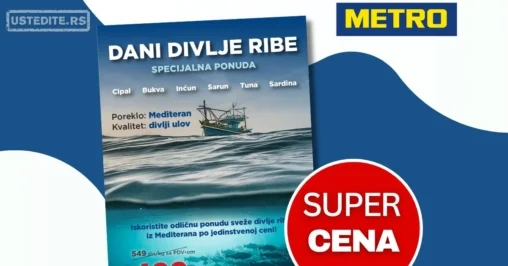 Metro akcija DANI DIVLJE RIBE 25-29.3.2026.