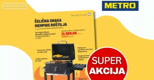 Metro akcija ROŠTILJ 1-30.4.2026.