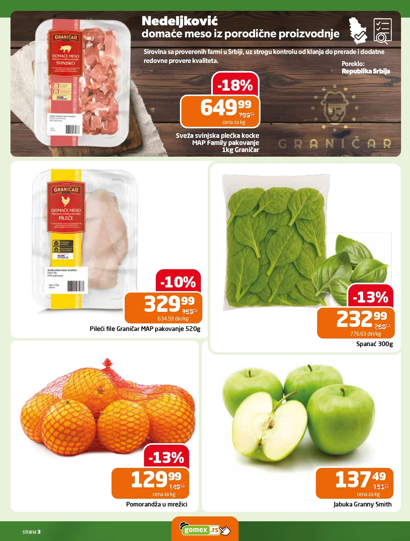 Gomex katalog AKCIJE IZ ŠEŠIRA 4-17.3.2026.