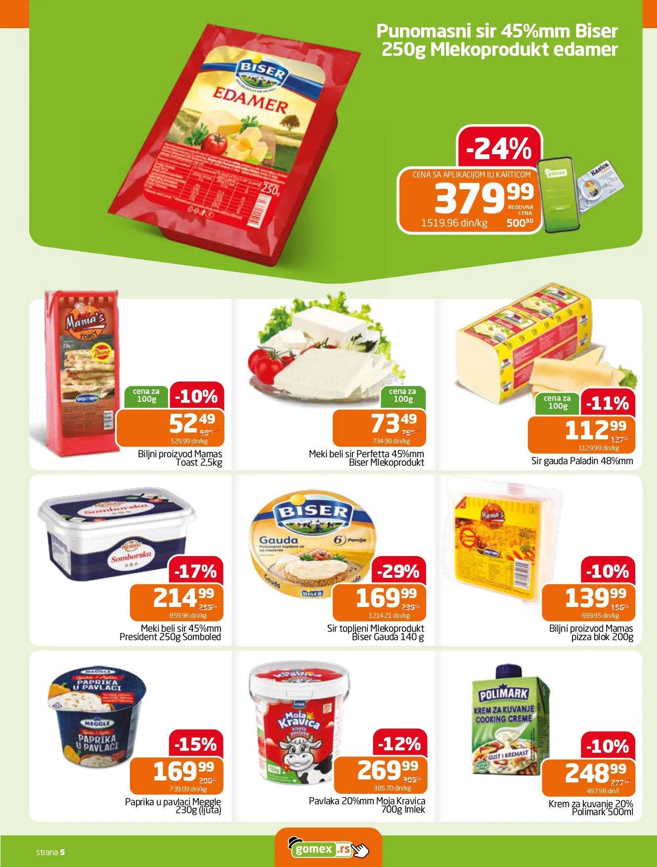 Gomex katalog AKCIJE IZ ŠEŠIRA 4-17.3.2026.