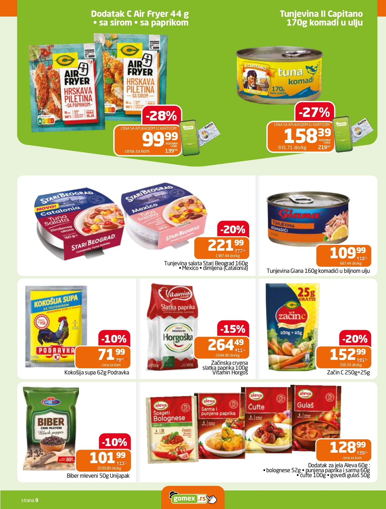 Gomex katalog AKCIJE IZ ŠEŠIRA 4-17.3.2026.