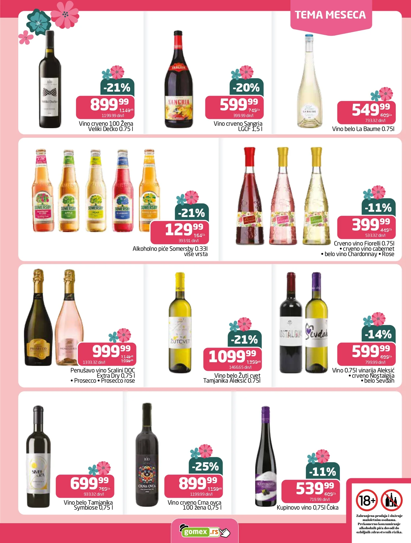 Gomex katalog AKCIJE IZ ŠEŠIRA 4-17.3.2026.