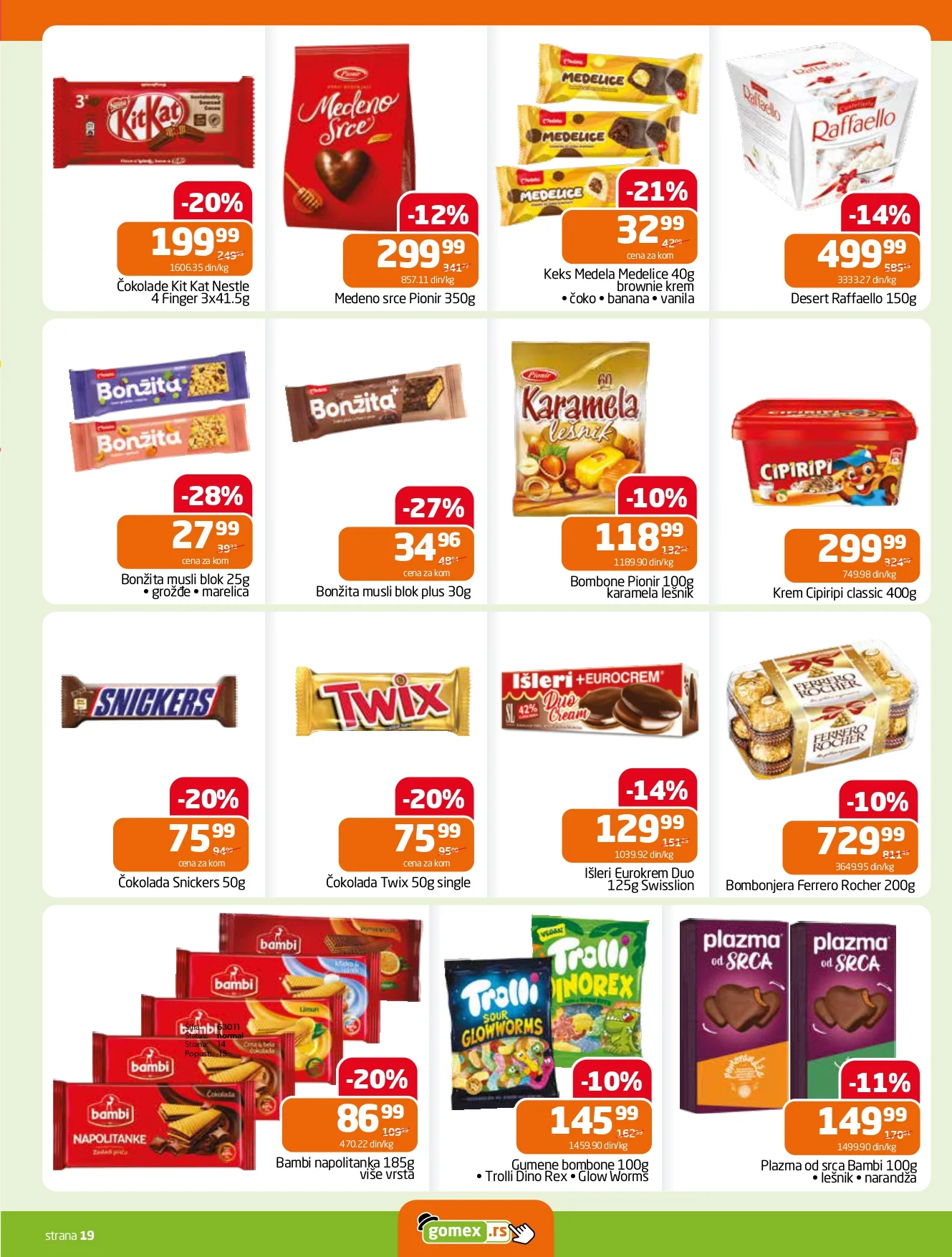 Gomex katalog AKCIJE IZ ŠEŠIRA 4-17.3.2026.