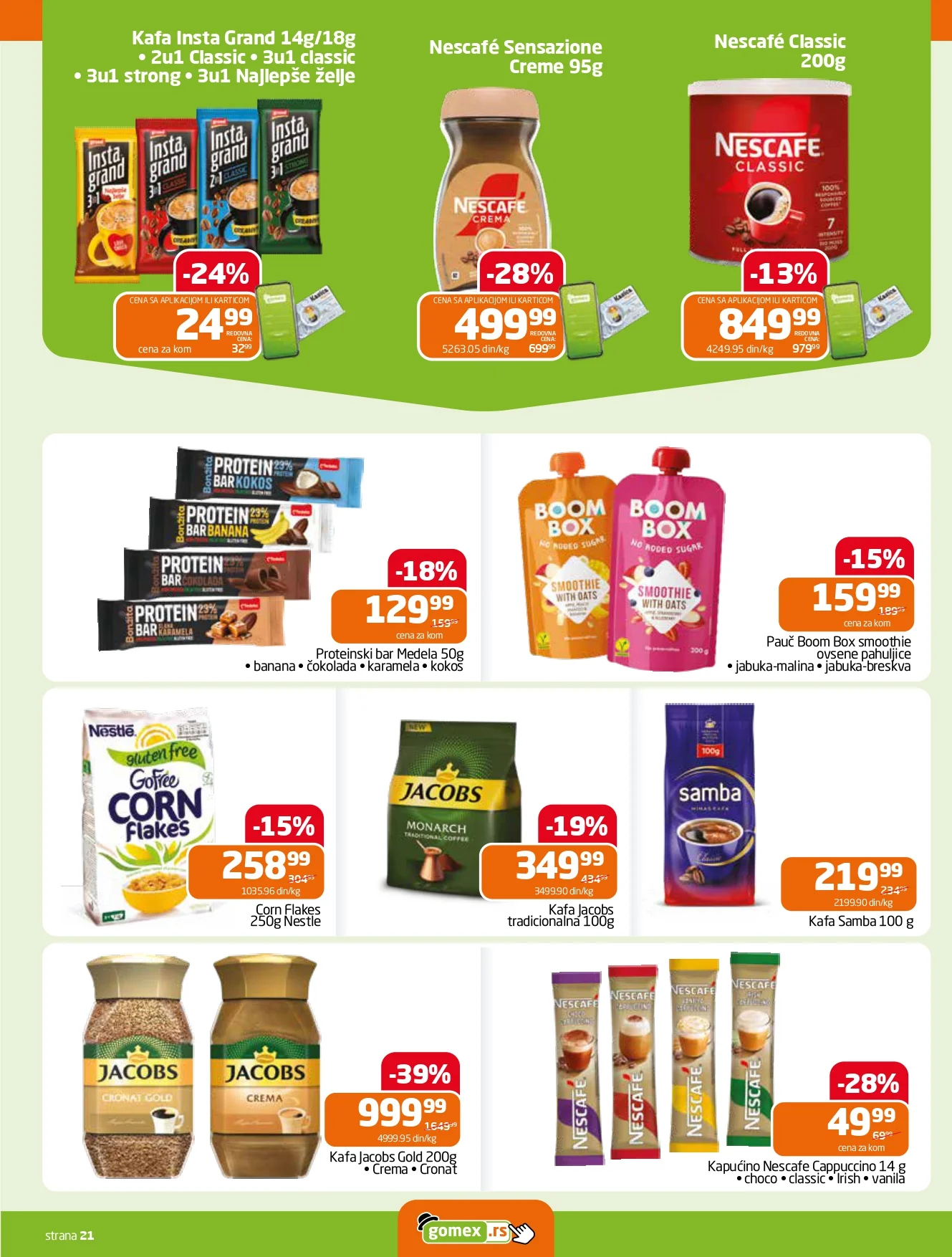 Gomex katalog AKCIJE IZ ŠEŠIRA 4-17.3.2026.