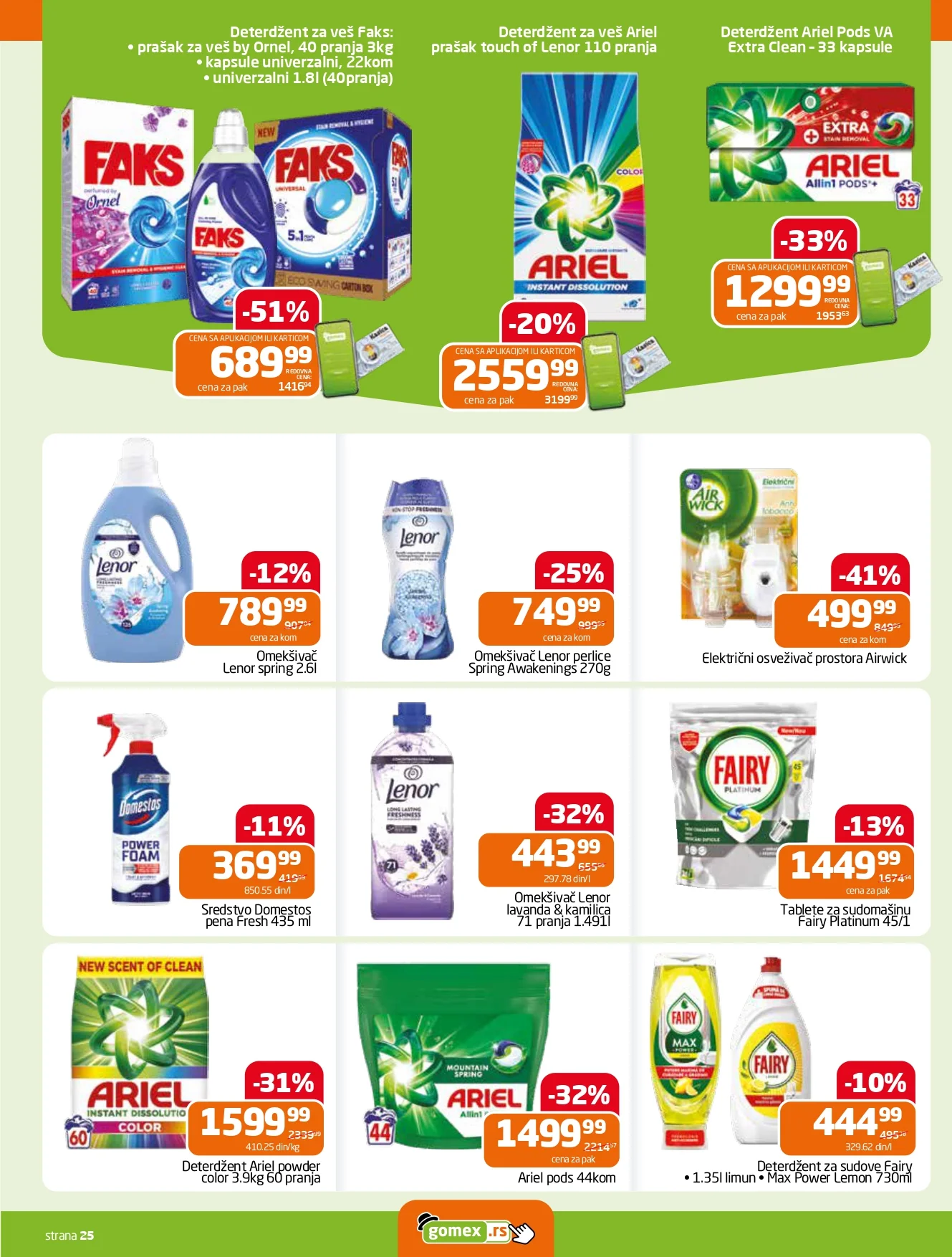 Gomex katalog AKCIJE IZ ŠEŠIRA 4-17.3.2026.