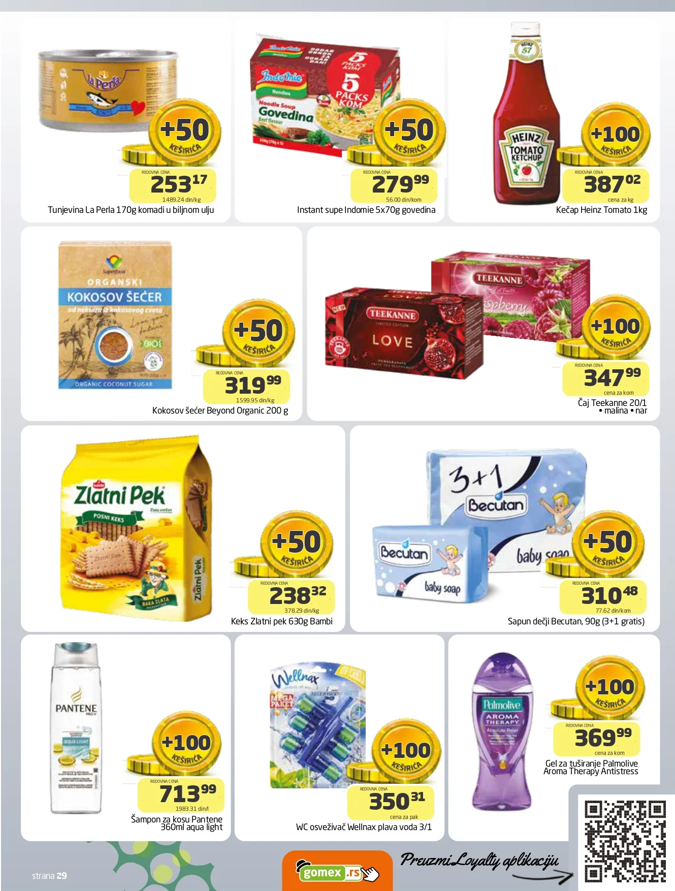 Gomex katalog AKCIJE IZ ŠEŠIRA 4-17.3.2026.