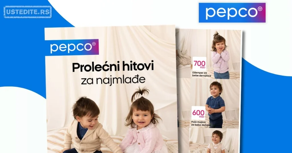 Pepco akcija - PROLEČNI HITOVI mart 2026.